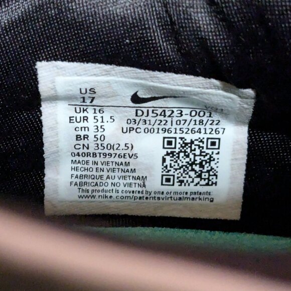 Nike LeBron XX 20 Trinity Men's 17 Heat Black Red Basketball Shoes DJ5423-001 - Picture 7 of 10